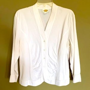 🌟Vintage Talbots-Button down 100% Cotton size 18